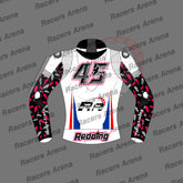 Scott Reddings 45 Winter Test 2022 Motorcycle Leather Riding Jacket Back
